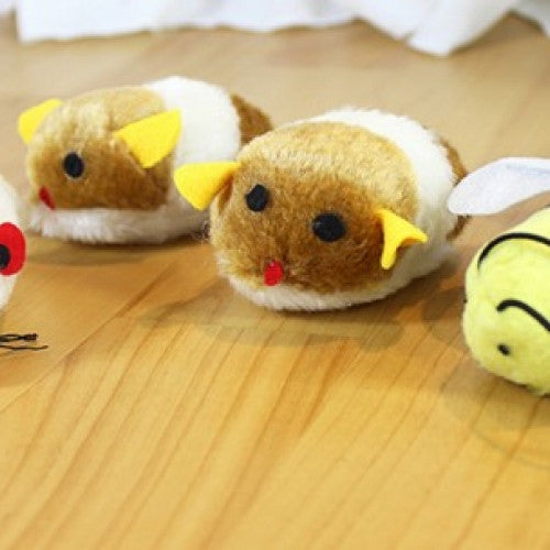 Pull Line Vibrations Plush  Pet Toy