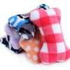 Squeaker Multi-color Plush Sound Bones