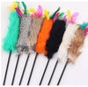 Multi-color Feather Teaser Wand Toy